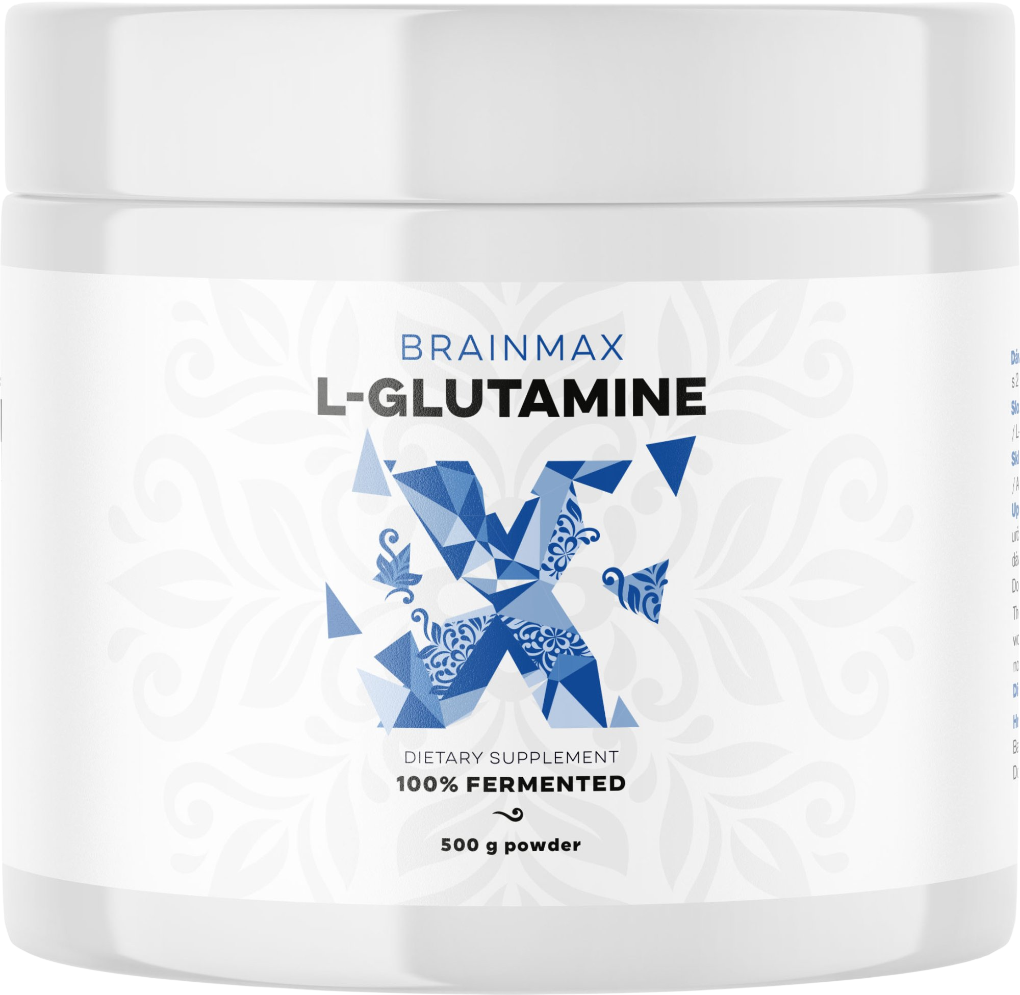BRAINMAX L-Glutamine, L-Glutamin 500 g
