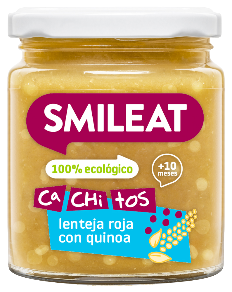 Smileat Organic Zeleninový príkrm červená šošovka s quinoou 230 g
