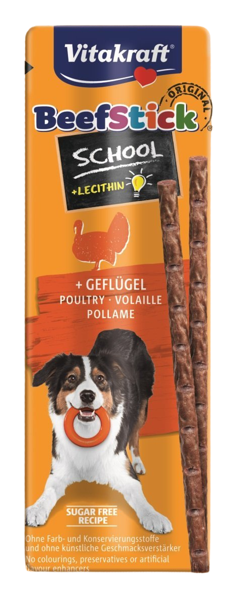 VITAKRAFT Beef Stick School hydinové 10 x 2 g