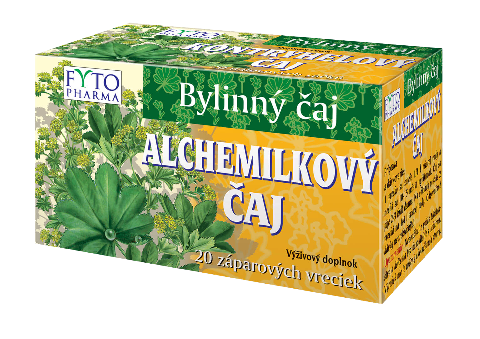 FYTOPHARMA Alchemilkový čaj 20x1g kúpite na Pilulka.sk