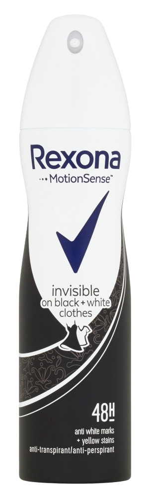 REXONA Antiperspirant Invisible Black+White 150 ml