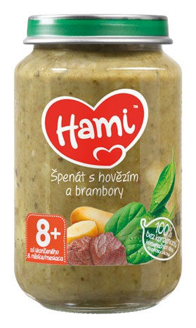 Hami špenát zemiaky a hovädzie 200 g kúpite na Pilulka.sk