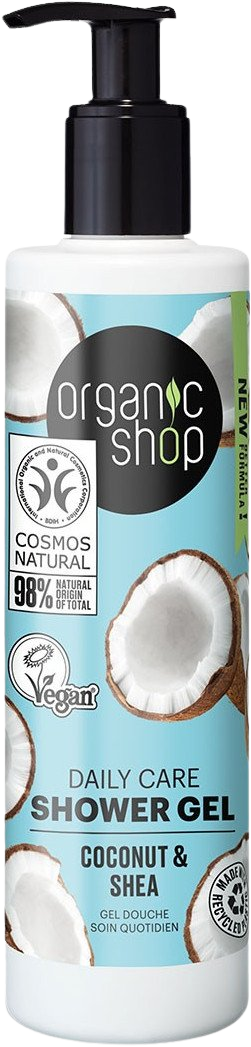 ORGANIC SHOP Hydratačný sprchový gél Kokos a bambucké maslo 280 ml