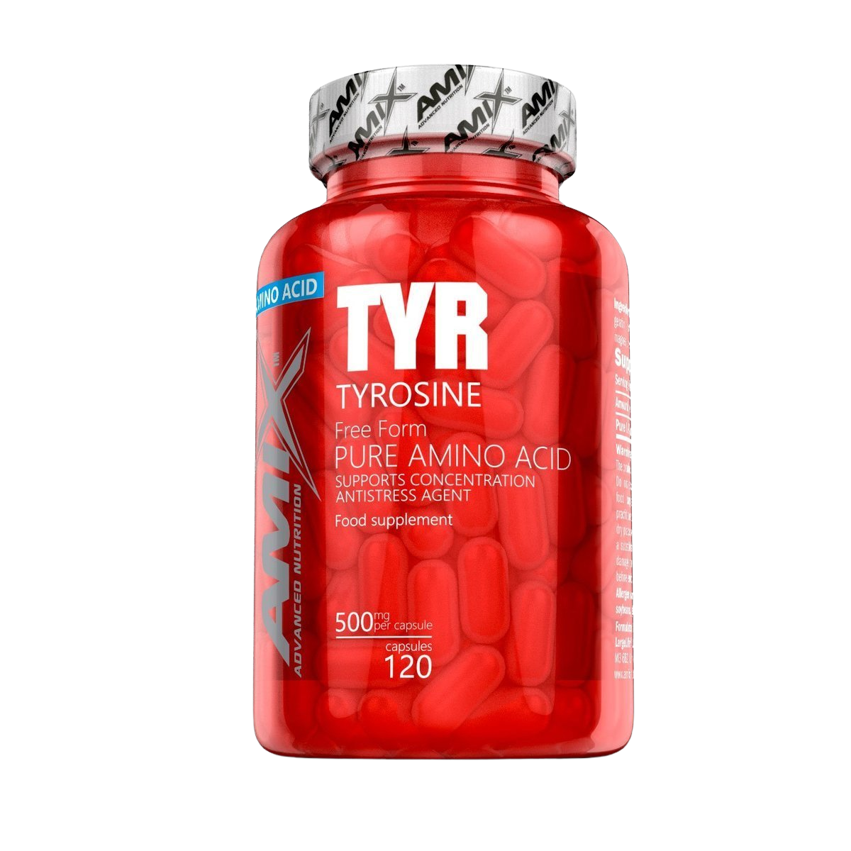AMIX Tyrosín 500 mg 125 kapsúl