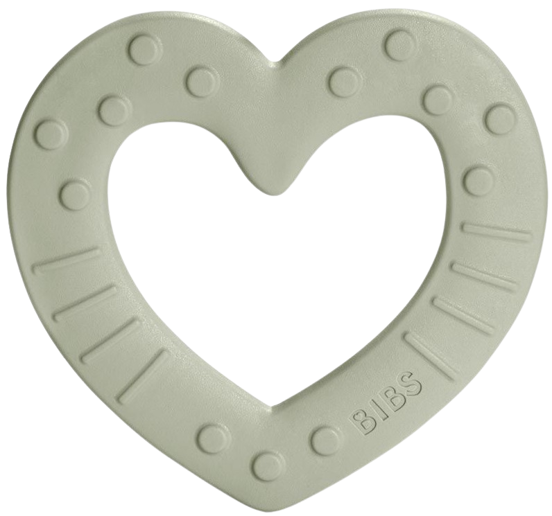 BIBS Baby Bitie hryzátko - Heart, Sage