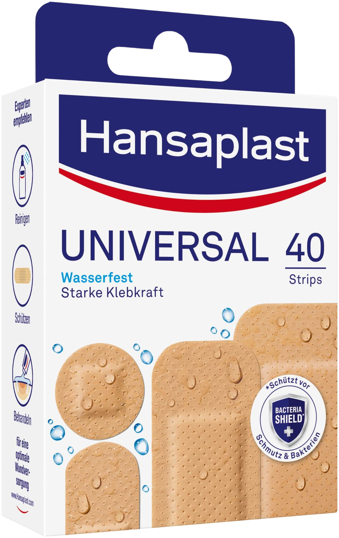 HANSAPLAST Náplasť vodeodolná universal 40 ks kúpite na Pilulka.sk