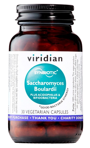 VIRIDIAN Saccharomyces Boulardii 30 kapsúl
