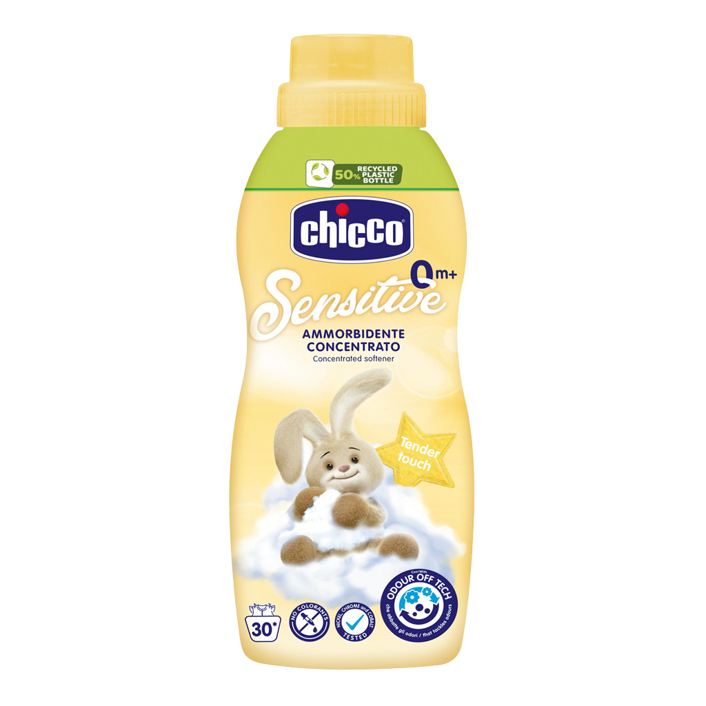 CHICCO Tender Touch, Aviváž na ošetření dětského oblečení 0m + 750 ml