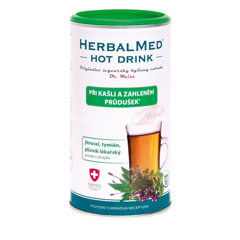 HerbalMed Hot drink Dr.Weiss - krk a priedušky 180 g