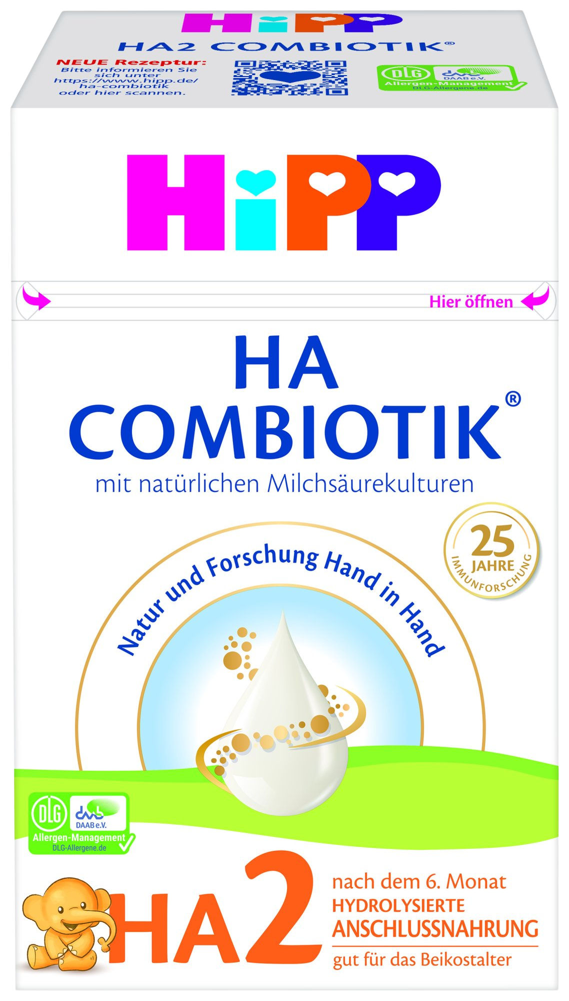 HIPP HA 2 combiotík dojčenská výživa 600 g kúpite na Pilulka.sk