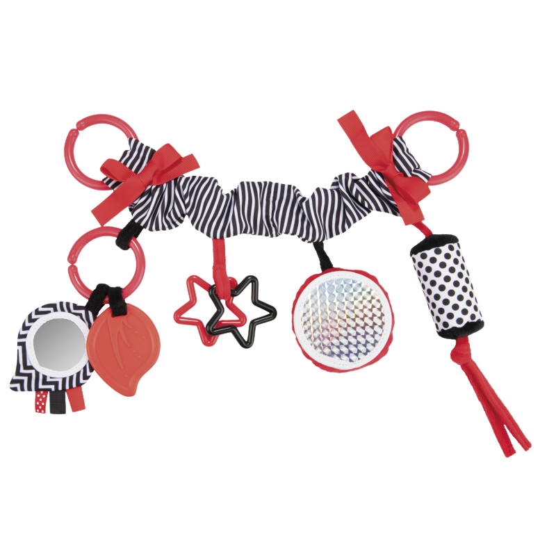 CANPOL BABIES Kontrastná závesná hračka na kočík/autosedačku SENSORY