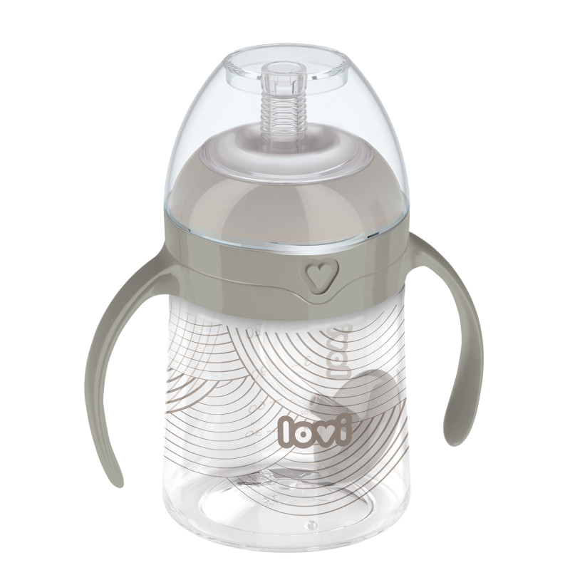LOVI Prvý hrnček so slamkou a závažím 150ml Harmony