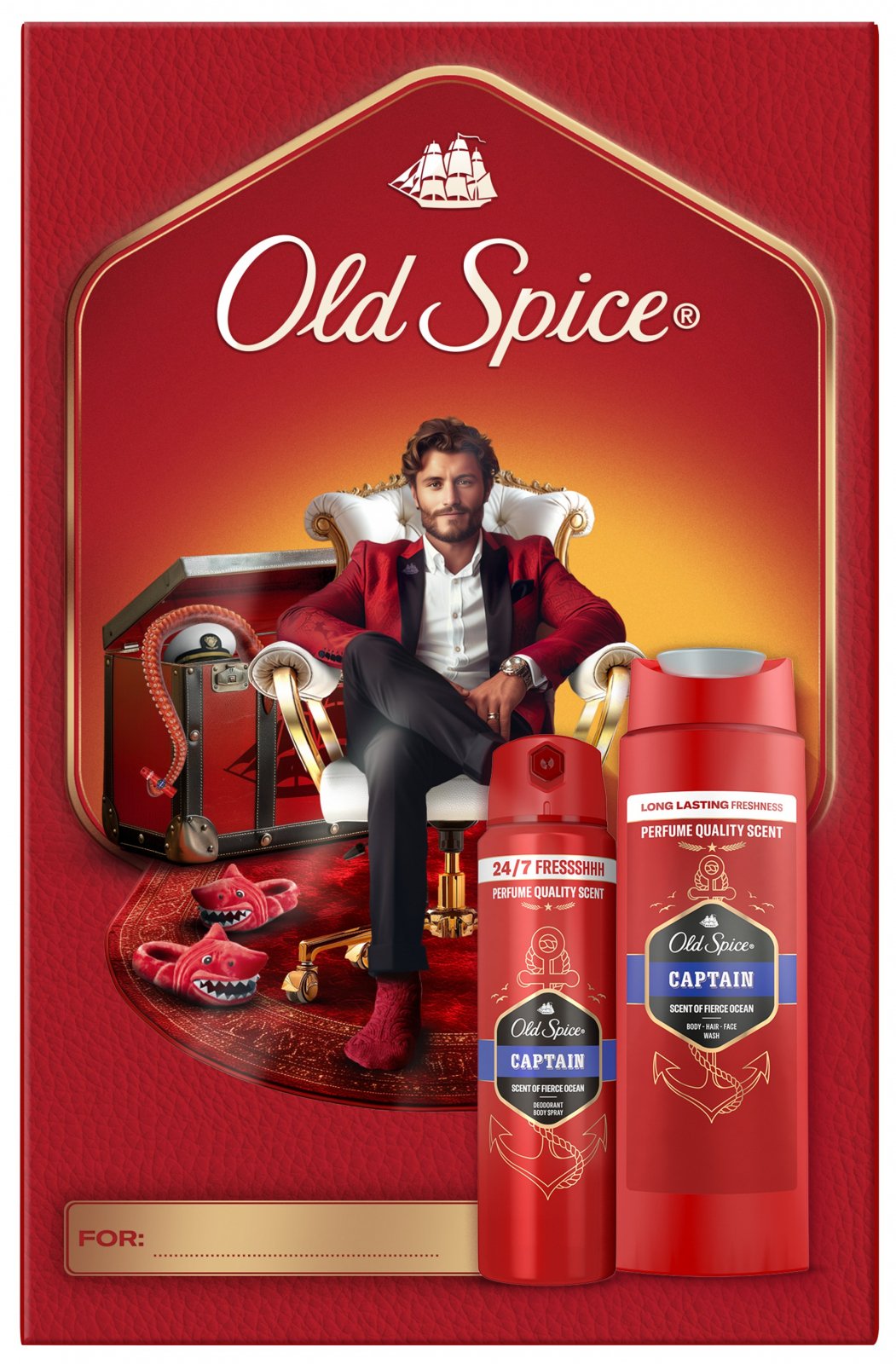 Fotografie OLD SPICE Captain Dárková Sada