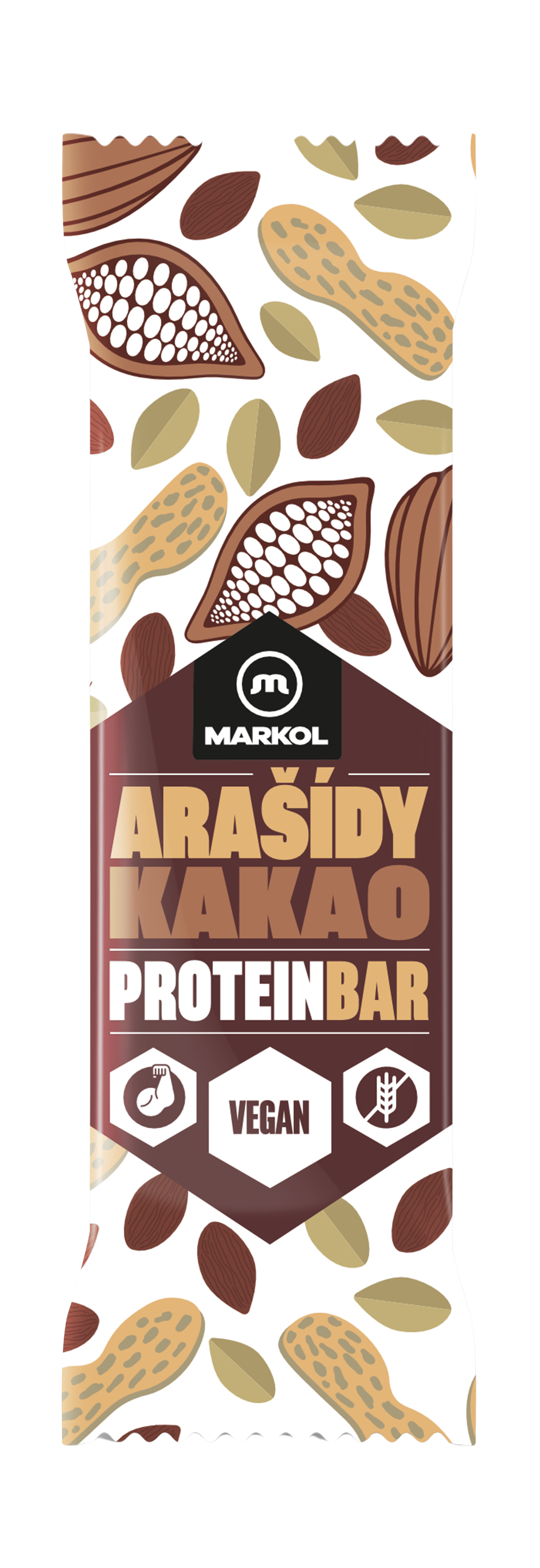MARKOL Protein bar Arašídy a kakao 40 g