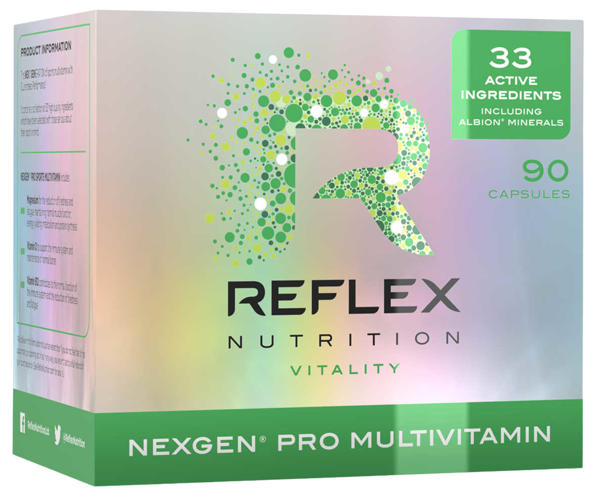 Reflex Nutrition Nexgen® PRO kapsuly pre správne fungovanie organizmu 90 cps