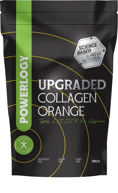 POWERLOGY Upgraded Collagen Orange 300 g