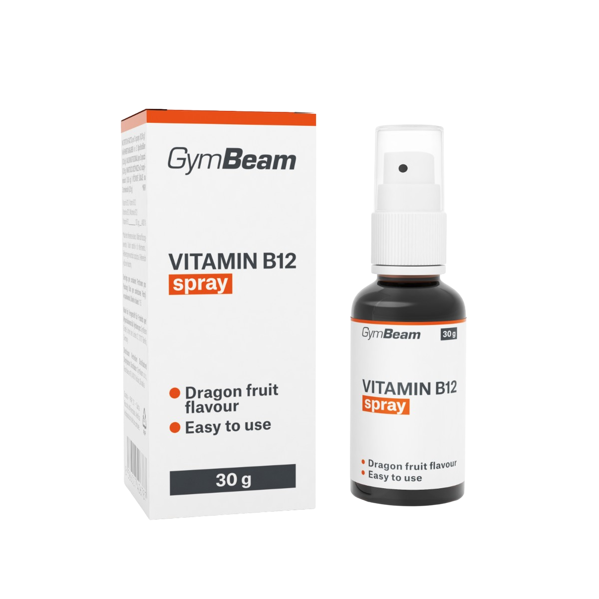 GYMBEAM Vitamin B12 ve spreji - dračí ovoce 30 g