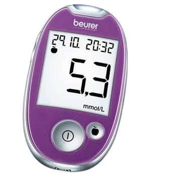 BEURER Glukometr GL 44 fialova