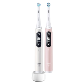 Oral-B iO Series 6 Duo White&Pink Elektrická zubná kefka