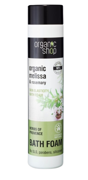 ORGANIC SHOP Kúpeľová pena Melissa a rozmarín 500 ml