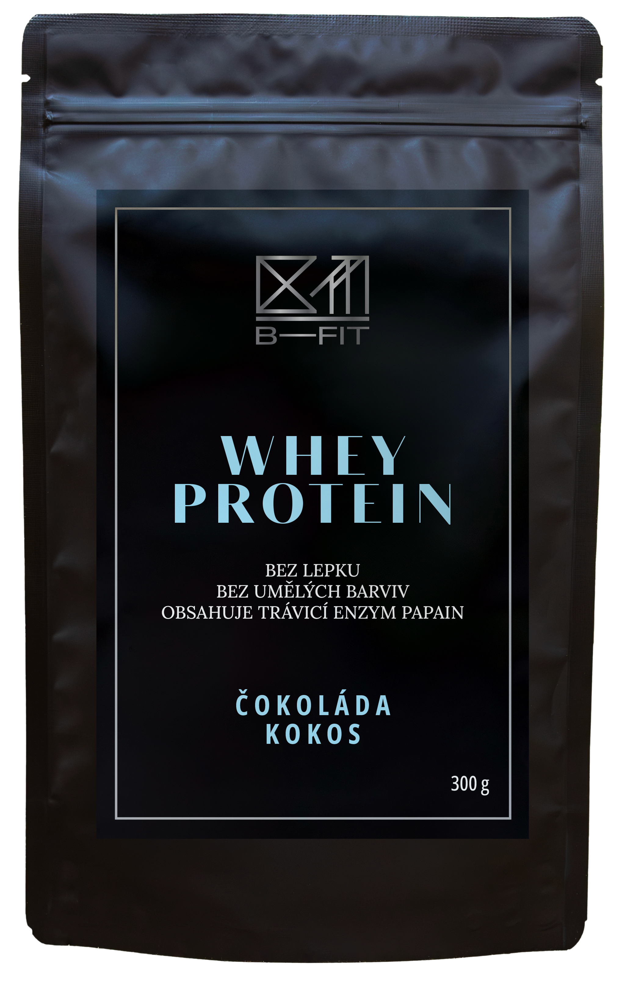 B-Fit Club Whey Protein čokoláda-kokos 300 g