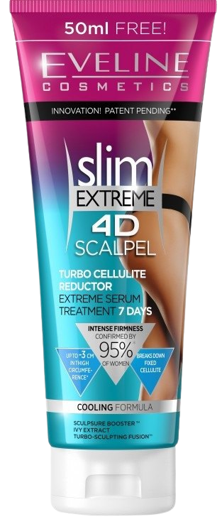 EVELINE Slim Extreme 4D Scalpel Skoncentrovaný turbo reduktor celulitídy 250 ml