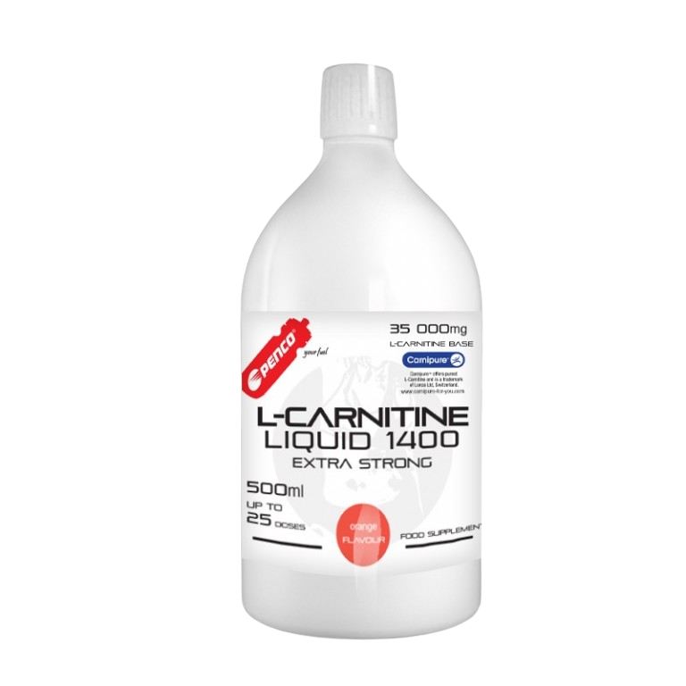 PENCO L-karnitin liquid, pomaranč 500 ml