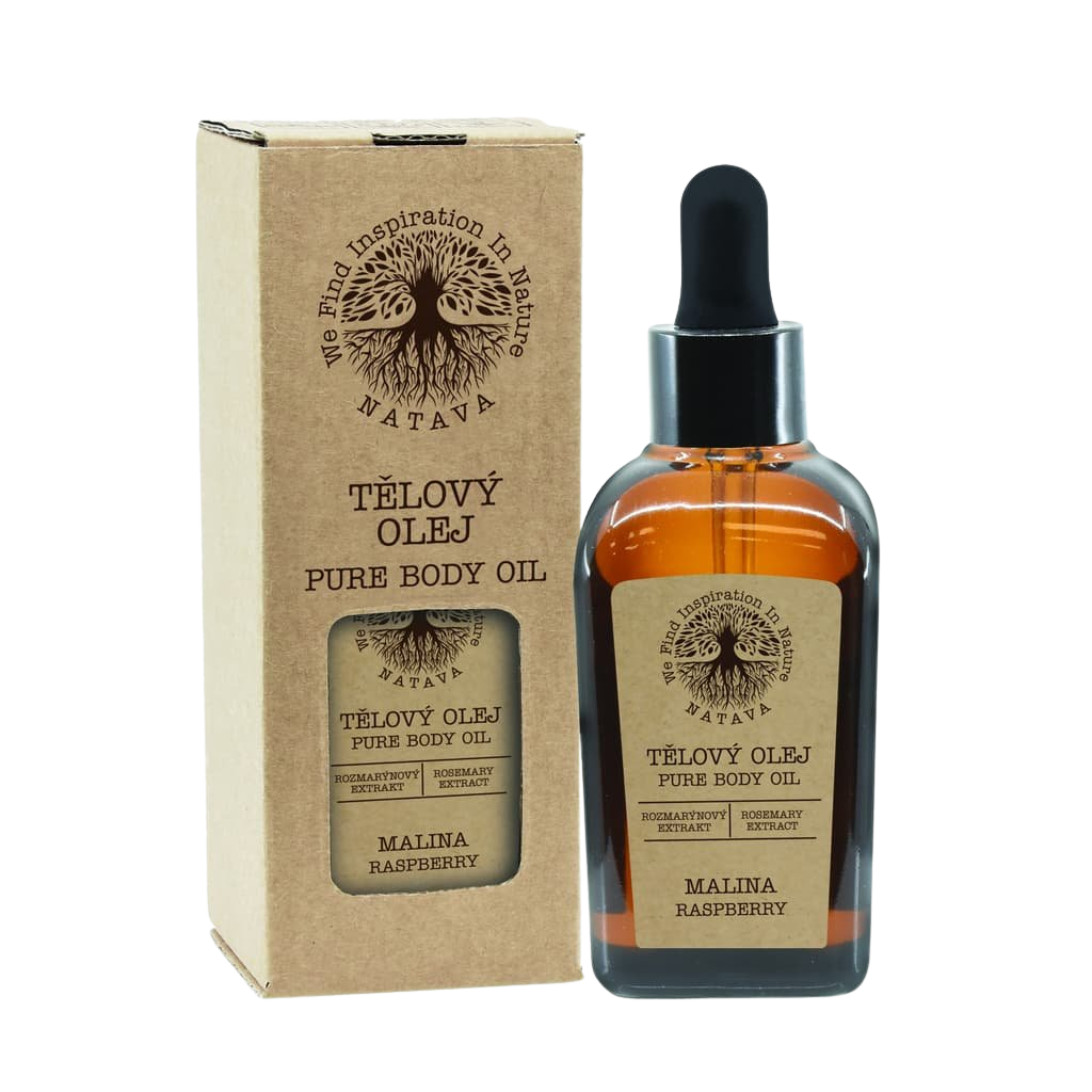 NATAVA Telový olej - Malina 50 ml