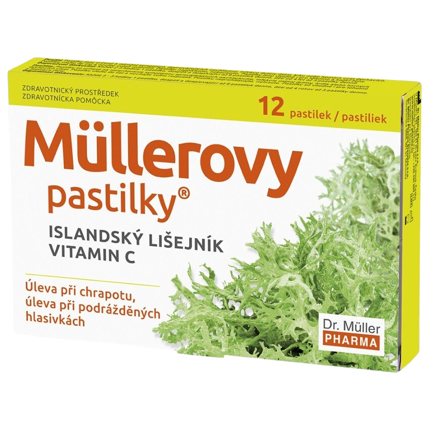 DR.MULLER pastilky s islandským lišajníkom ZP 12 ks