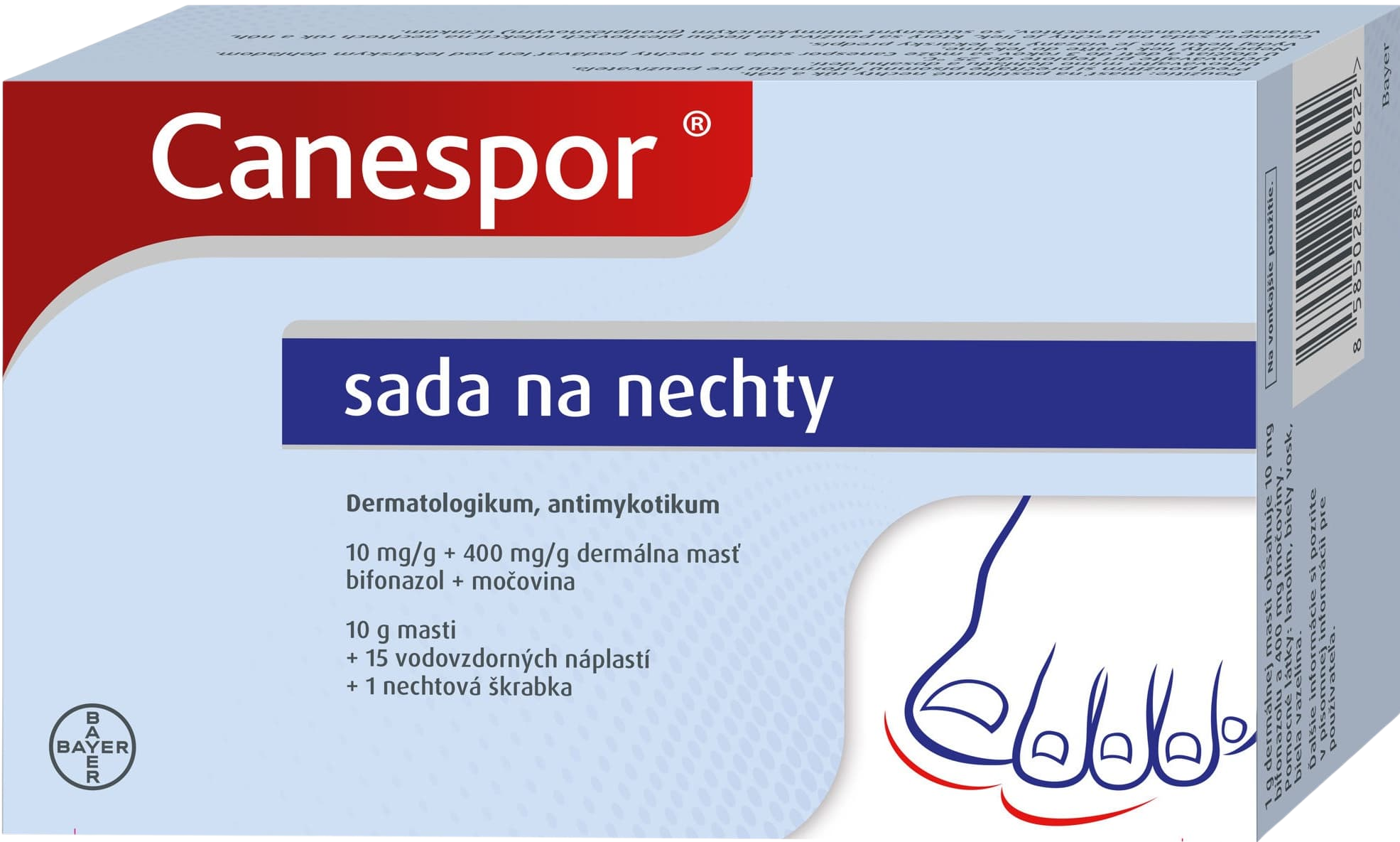 CANESPOR sada na nechty 10 g 1 set kúpite na Pilulka.sk