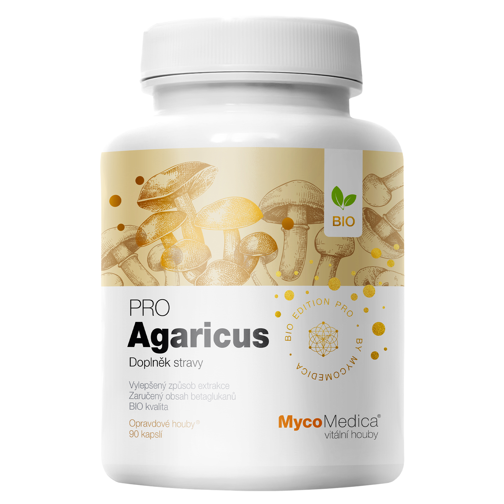 MycoMedica Agaricus Pro BIO cps.90