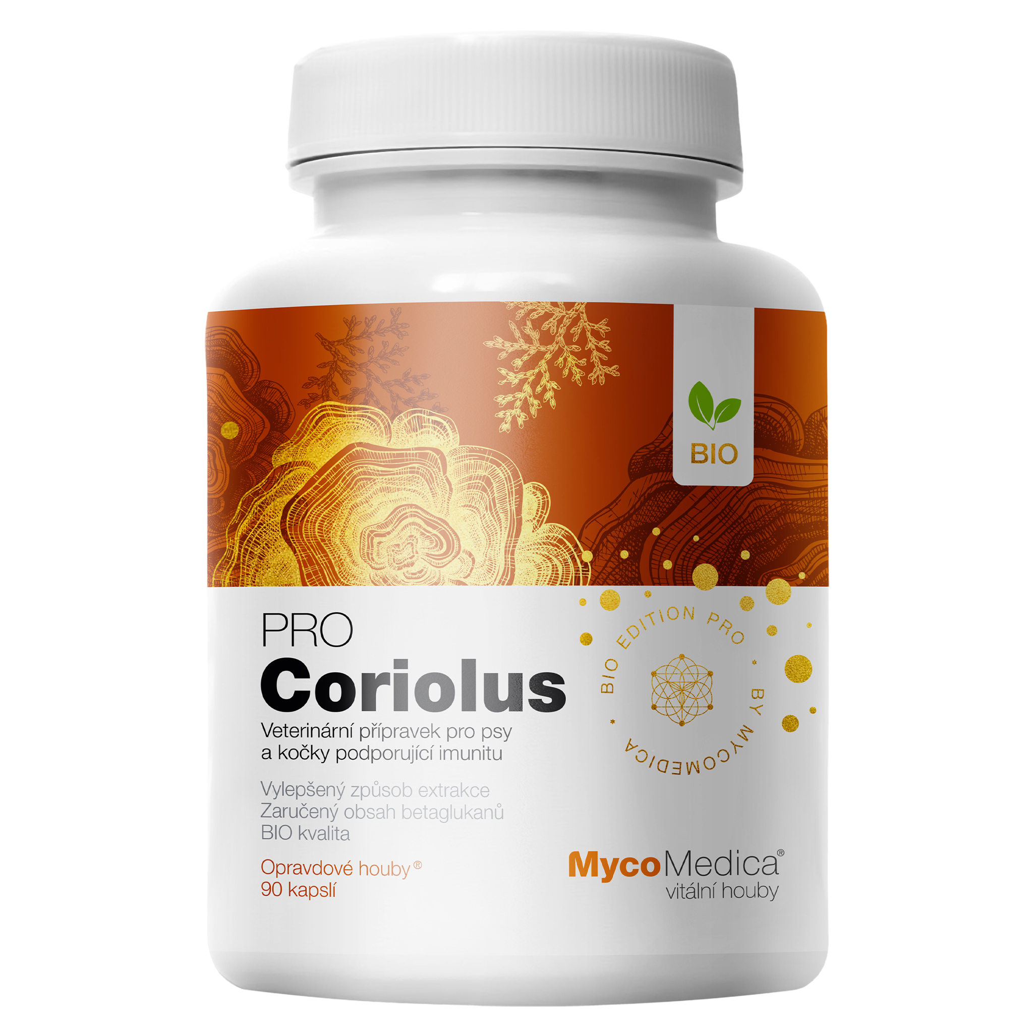 MYCOMEDICA BIO Coriolus PRO 90 kapslí