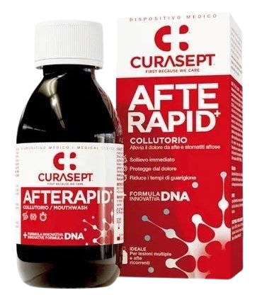 CURASEPT Afte rapid+ ústna voda 125 ml