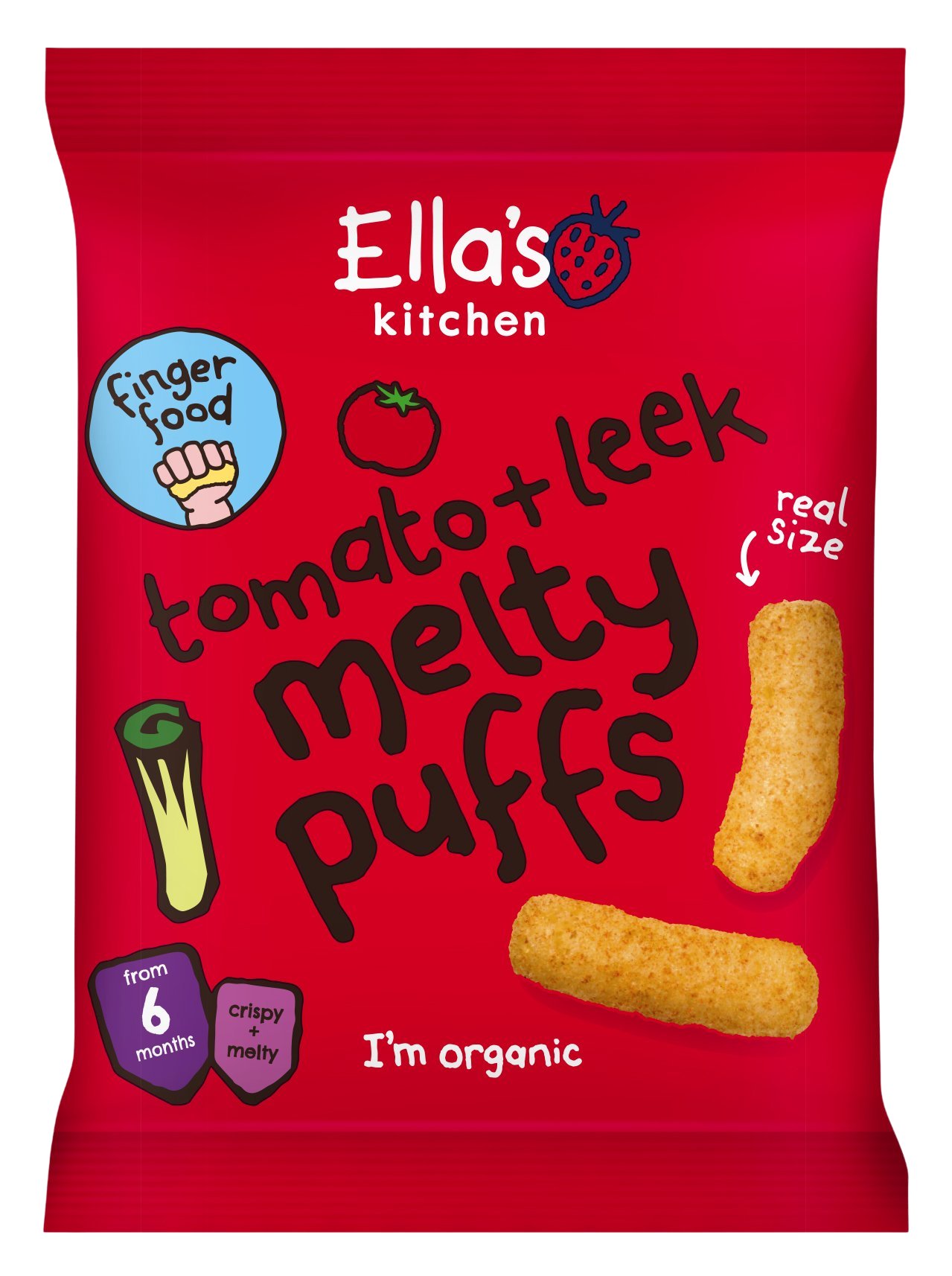 ELLA'S KITCHEN BIO Chrumky Paradajka a pór 20 g kúpite na Pilulka.sk