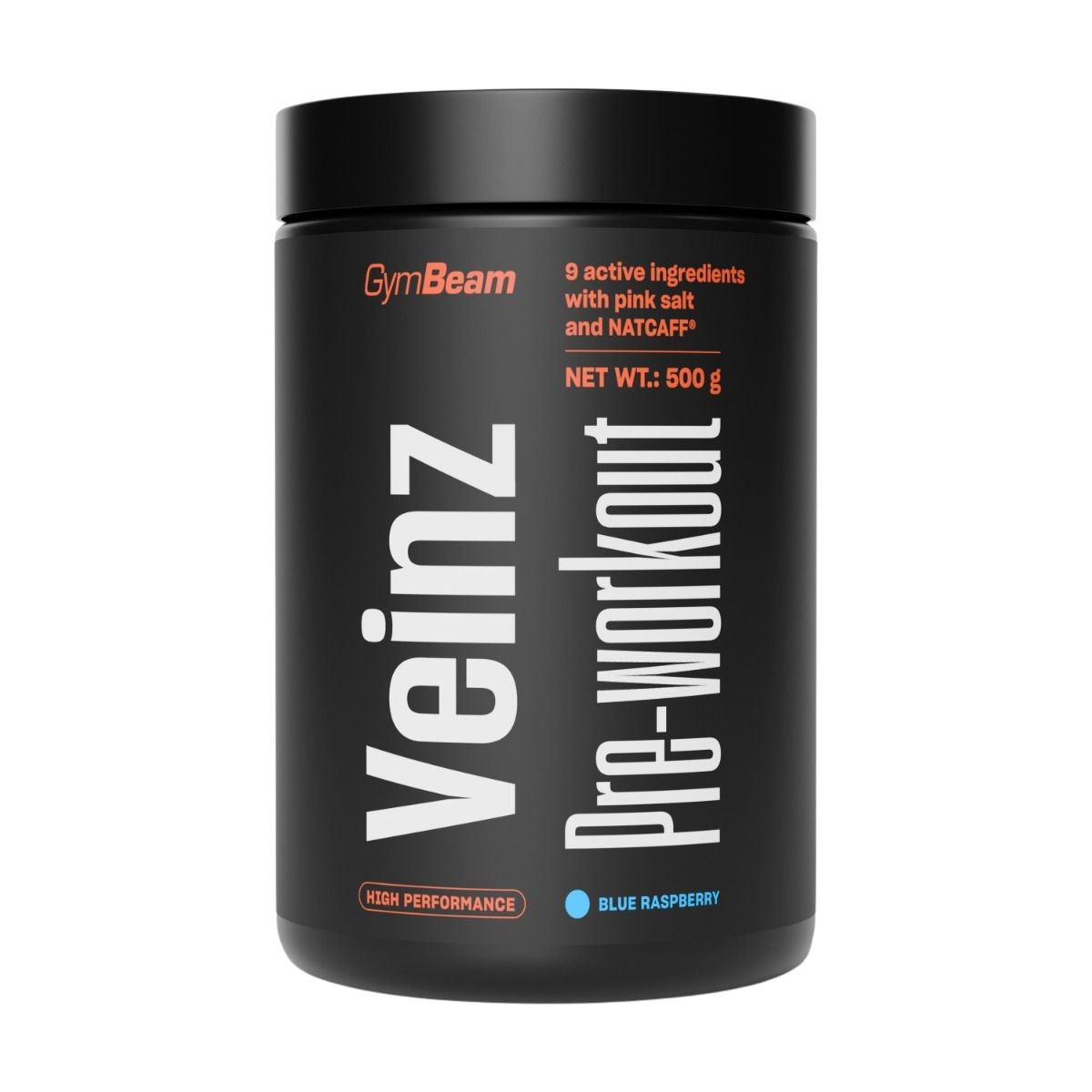 Fotografie GYMBEAM Veinz Pre-workout, Blue raspberry 500 g