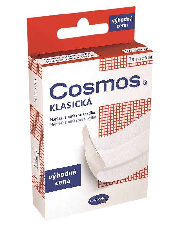 HARTMANN Cosmos klasická Náplasť z netkanej textílie 1m x 6cm, biela kúpite na Pilulka.sk