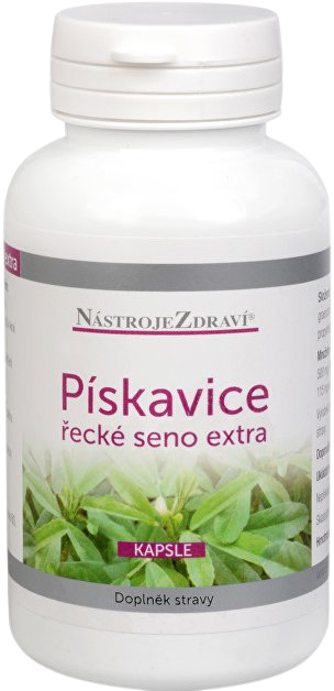NÁSTROJE ZDRAVIA Pískavice řecké seno EXTRA 60 kapsúl kúpite na Pilulka.sk