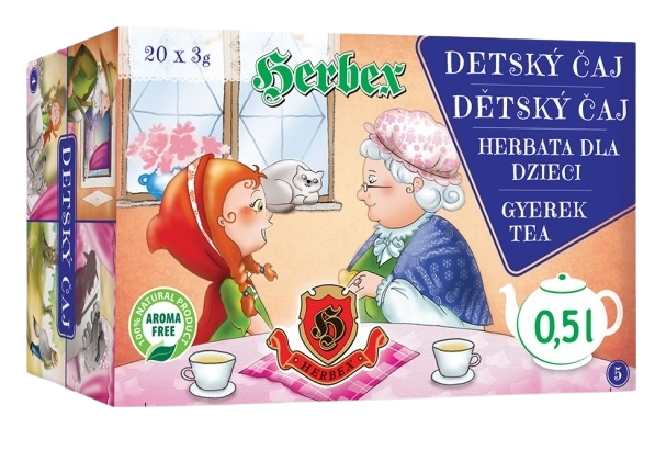 HERBEX Detský Čaj rozprávkový bylinný čaj 20 x 3 g