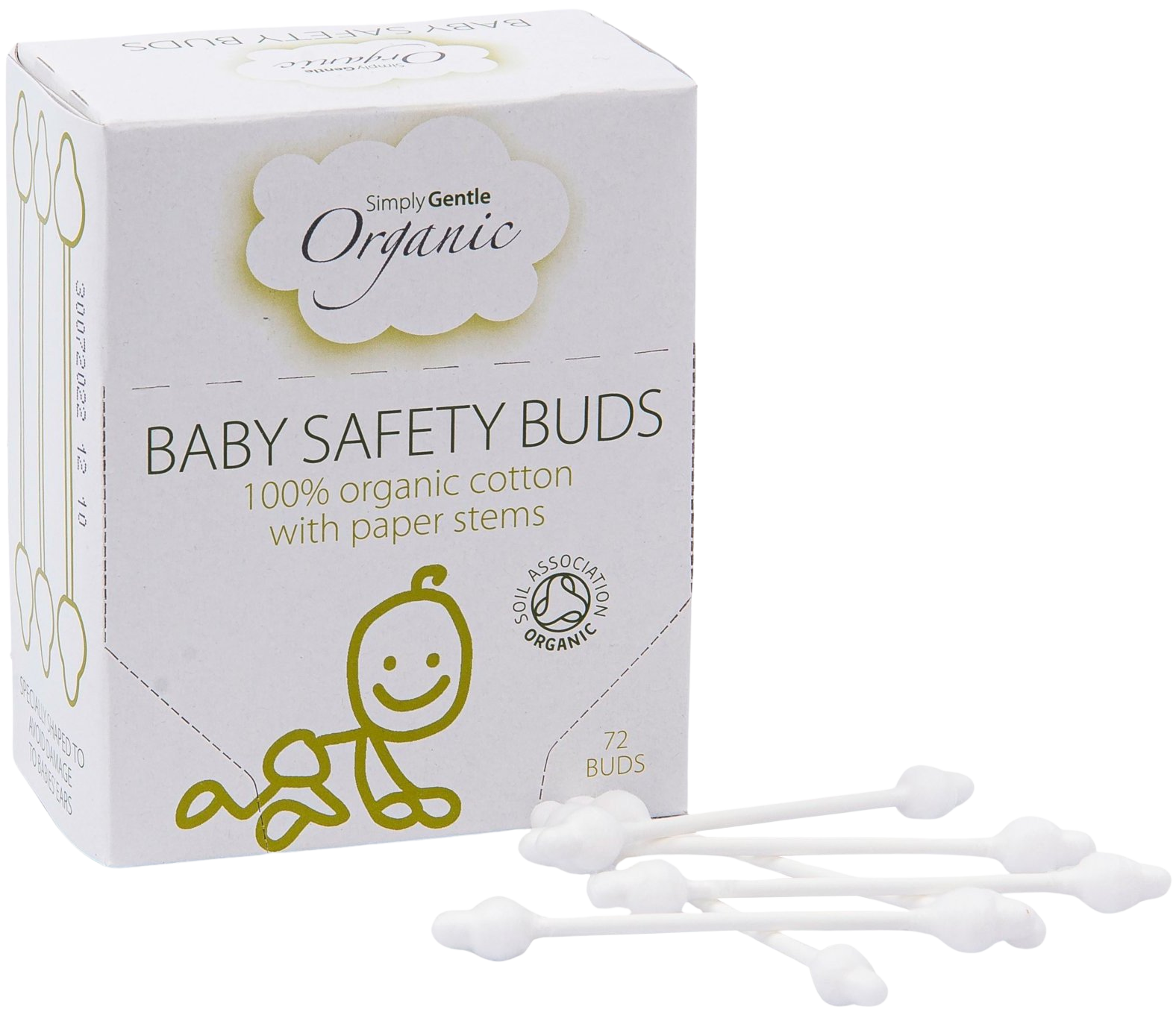 SIMPLY GENTLE Organické detské vatové tyčinky 72 kusov kúpite na Pilulka.sk