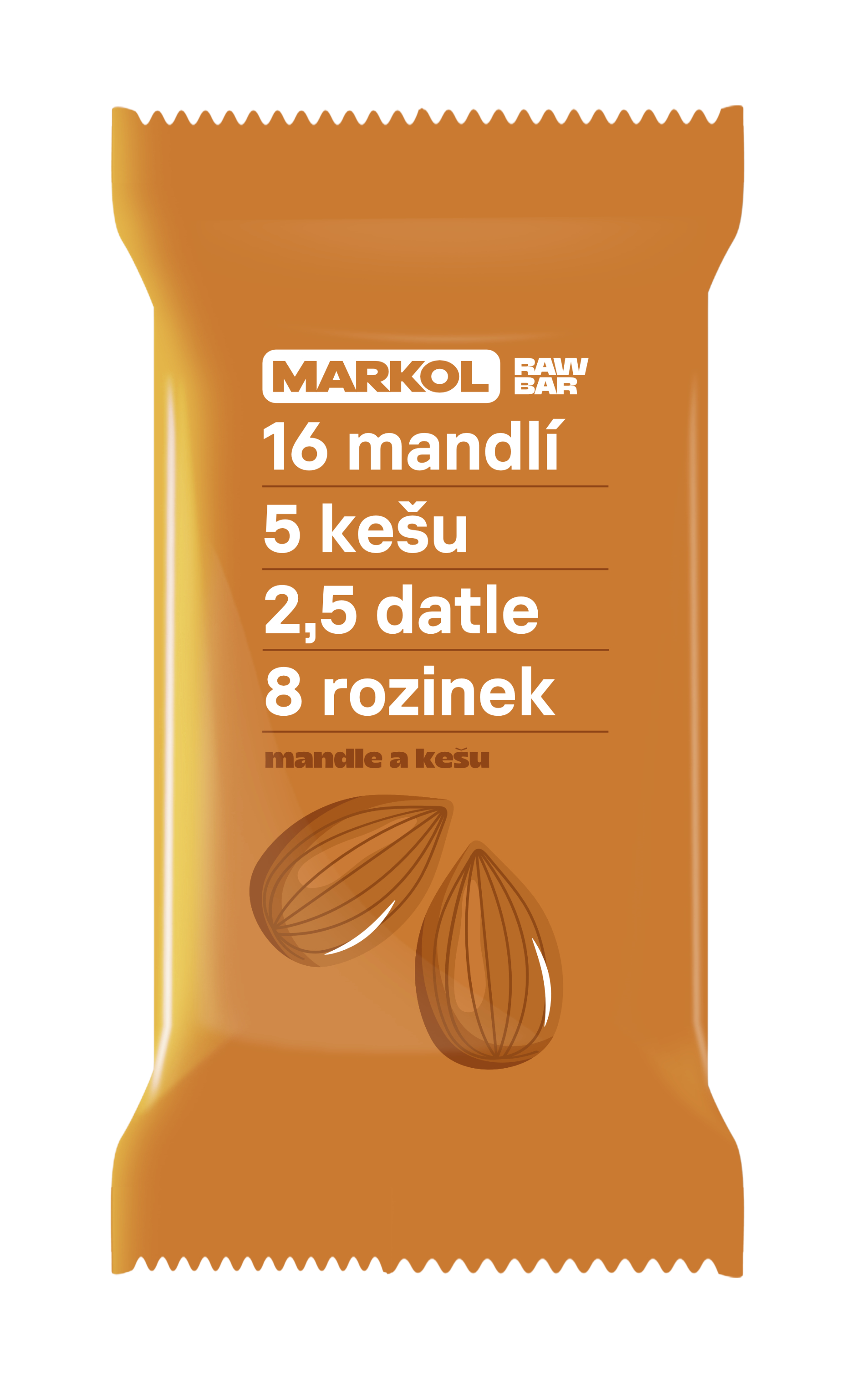 MARKOL Tyčinka Mandlová s kešu 40 g