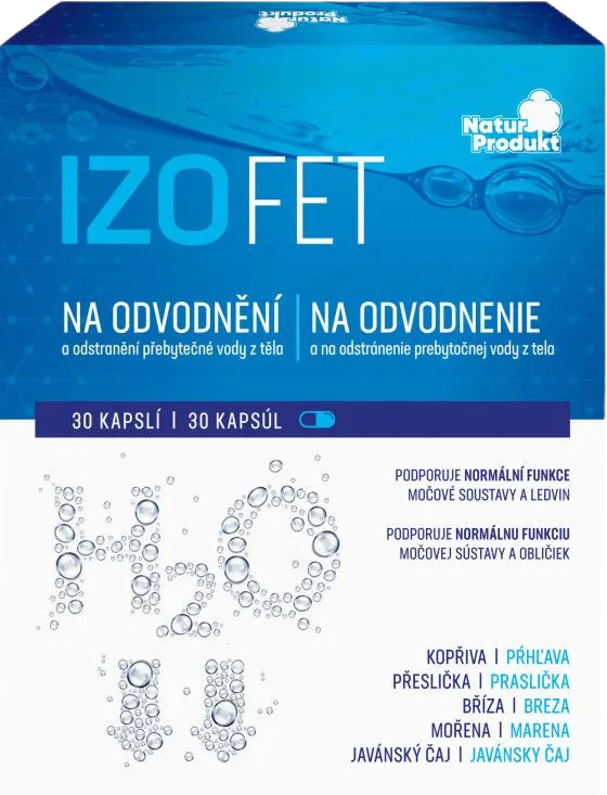 NATURPRODUKT Izofet na odvodnenie 30 kapsúl kúpite na Pilulka.sk