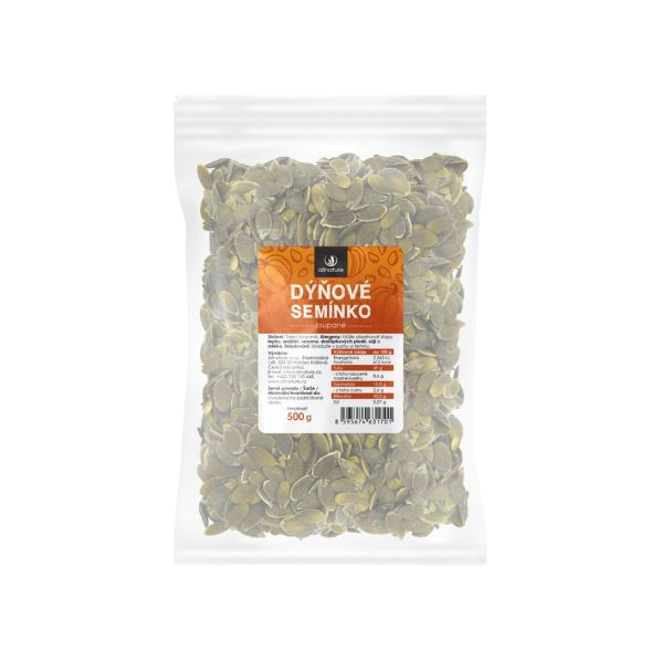 Allnature Tekvicové semienko lúpané semienka 500 g
