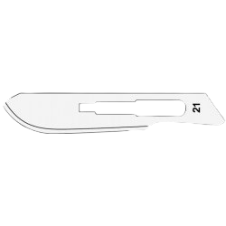 SURGEON Skalpelové čepielky č.21 sterilné 100 ks kúpite na Pilulka.sk