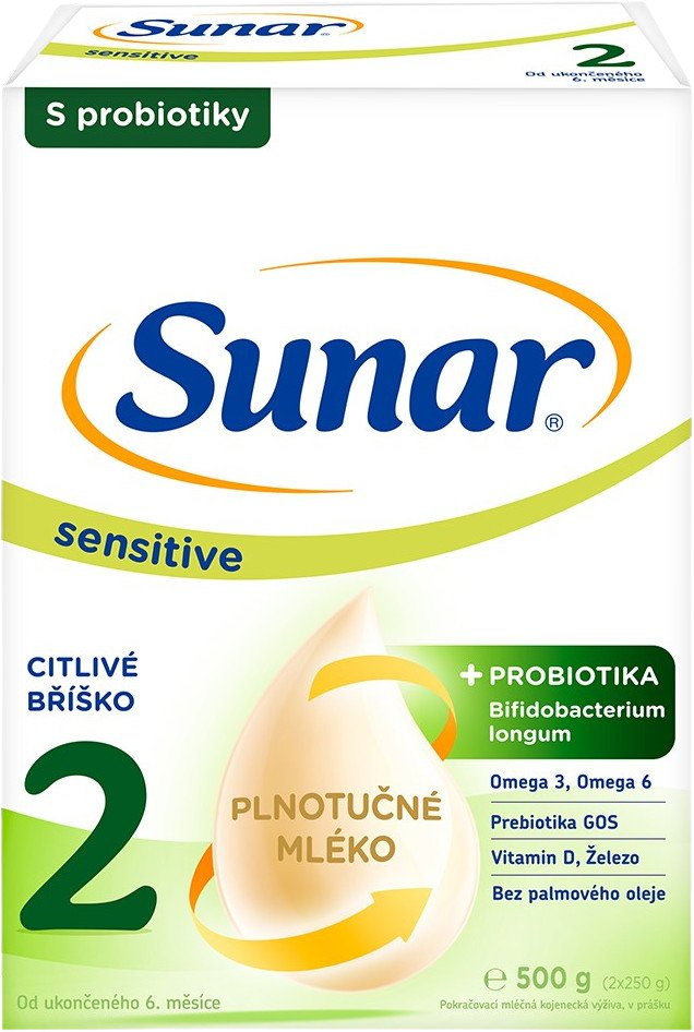 Sunar 2 Sensitive 500 g koupíte na Pilulka.cz