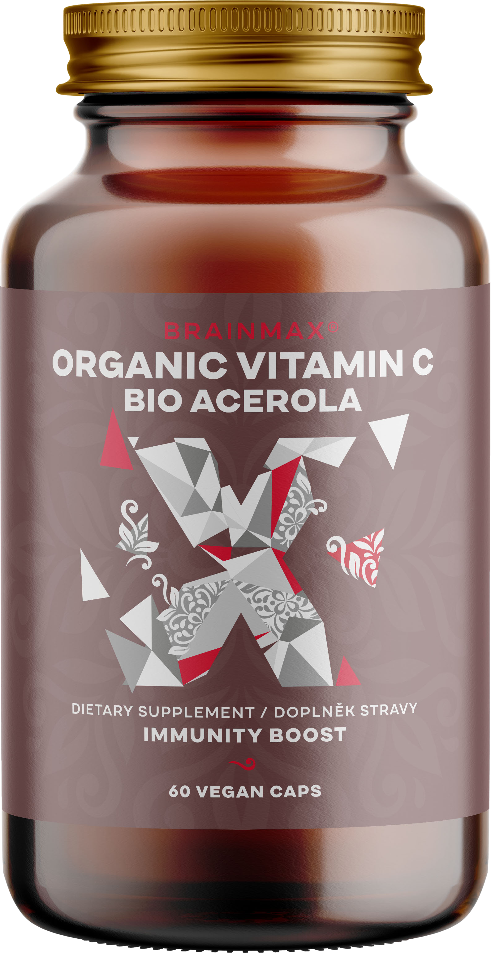 BRAINMAX Organic Vitamin C 60 kapslí