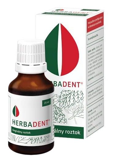 HERBADENT Masážny roztok 25 ml