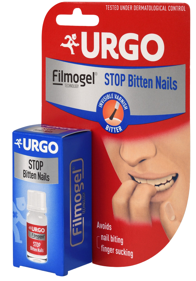 URGO STOP obhrýzaniu nechtov Priesvitný horký lak, filmogel 9 ml