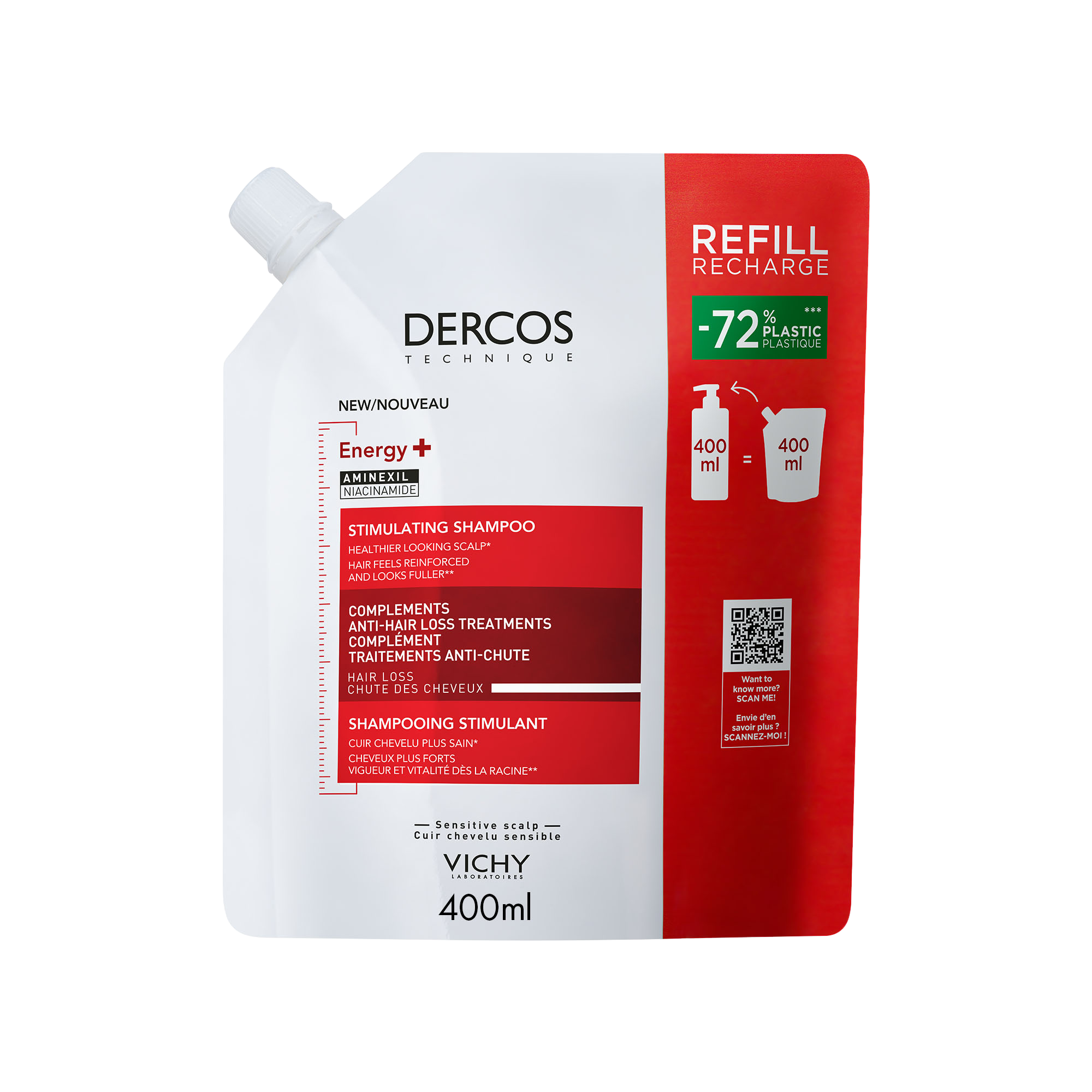 Šampon Vichy Dercos Energy+, 400 ml