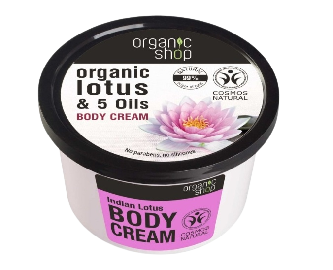 ORGANIC SHOP Telový krém Indický lotos 250 ml