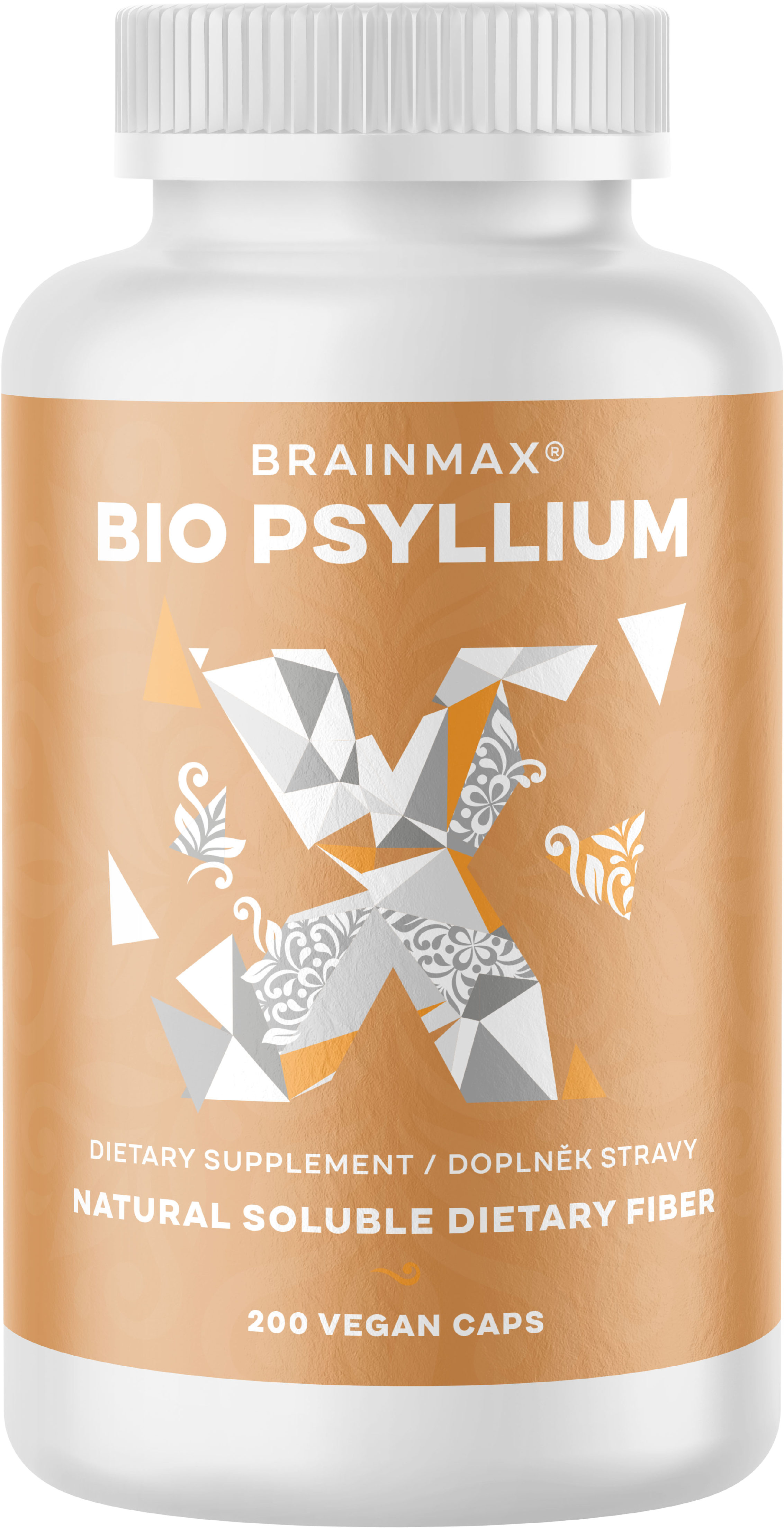BRAINMAX BIO Psyllium 200 kapslí